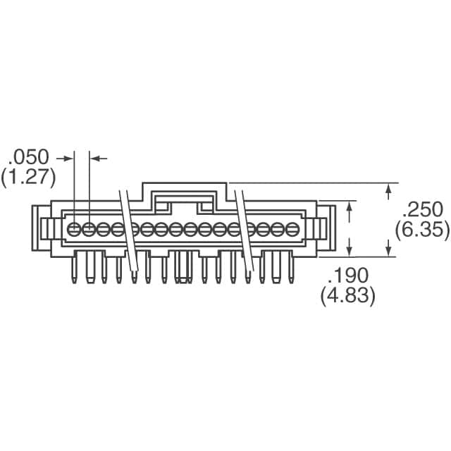 6-104074-1 TE Connectivity AMP Connectors  Headers Male Pins